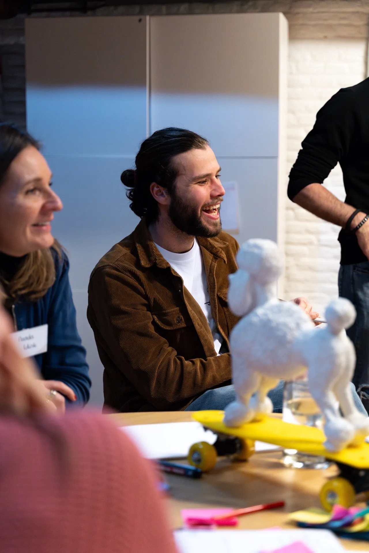 Enthousiaste deelnemer tijdens de Advanced Course bij SUE Academy